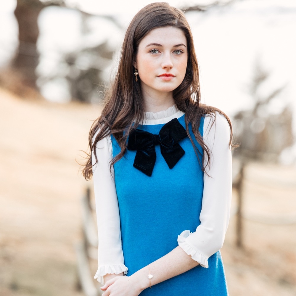 Kate Spade “Georgette” Blouse White